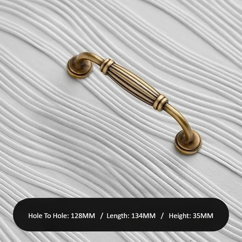 Stylish Vintage Brass Cabinet Pulls – Gold & Bronze Handle Design