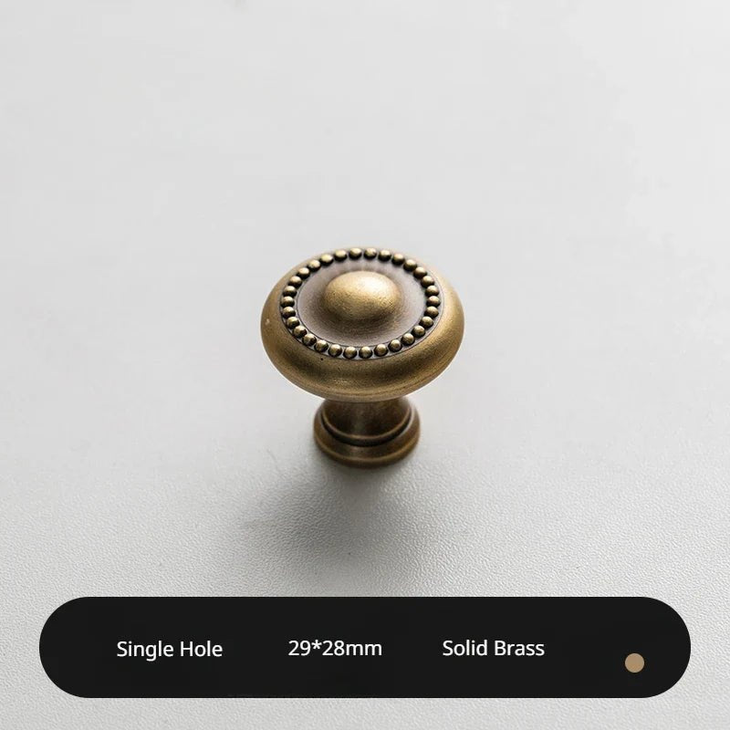 Vintage Bronze Handles for Cabinets – Classic Drawer Pulls for Furniture