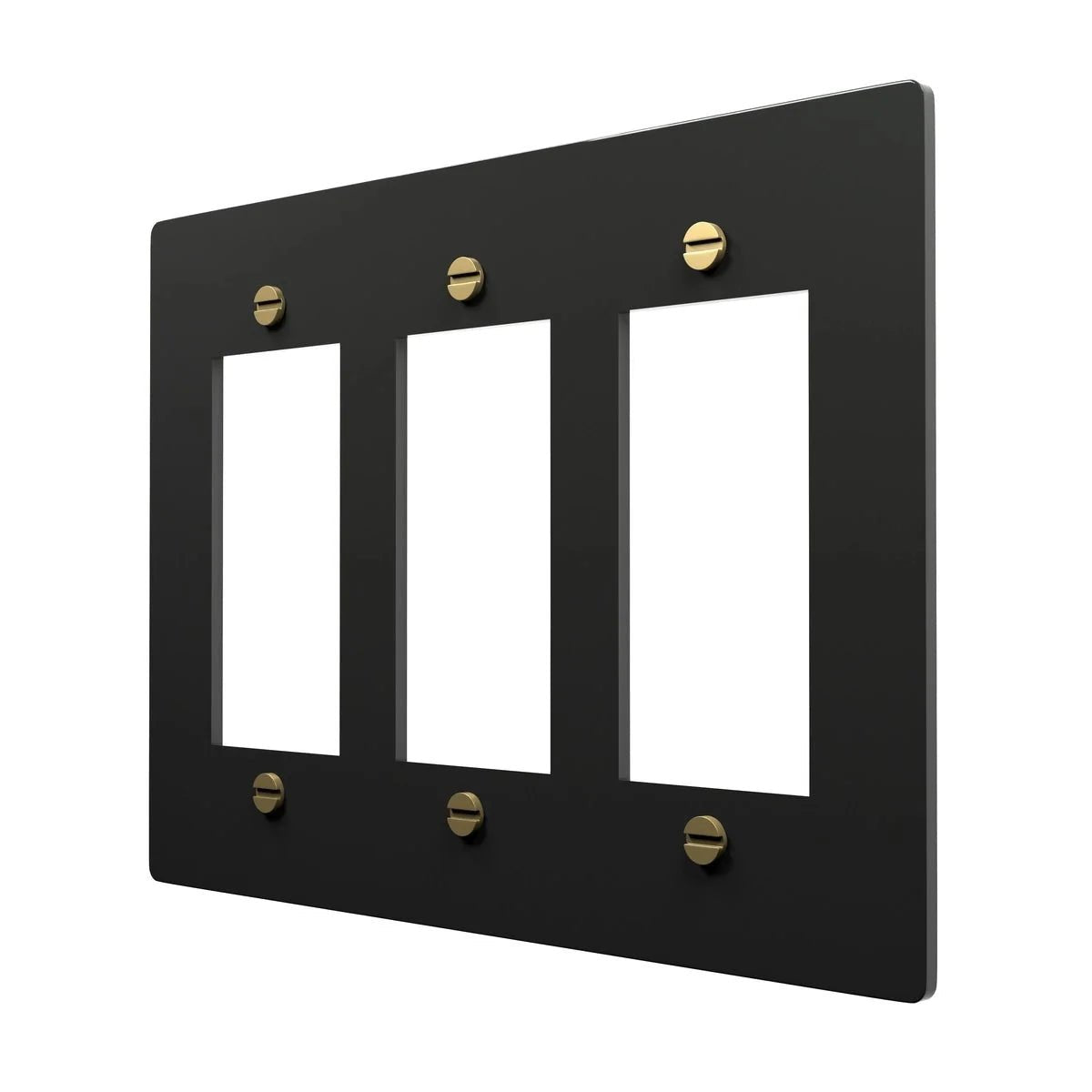 Brass Wall Plate - Electrical GFCI Use