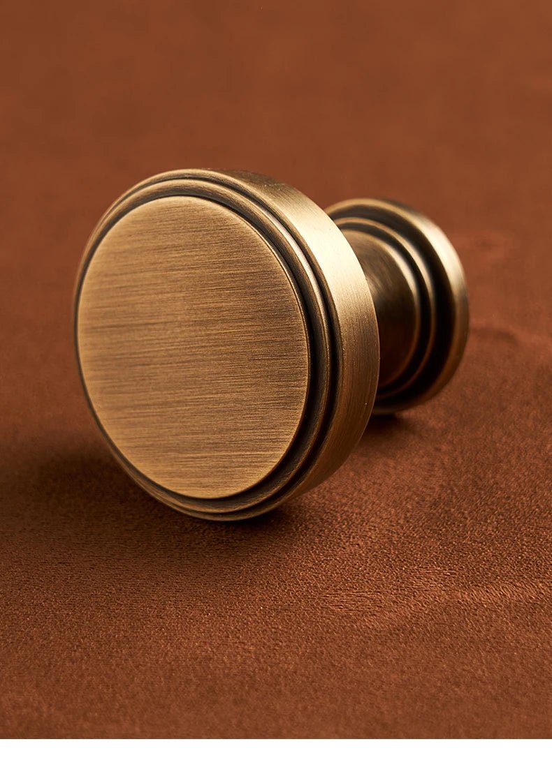 Vintage Retro Brass T-Bar Pulls for Stylish Cabinets