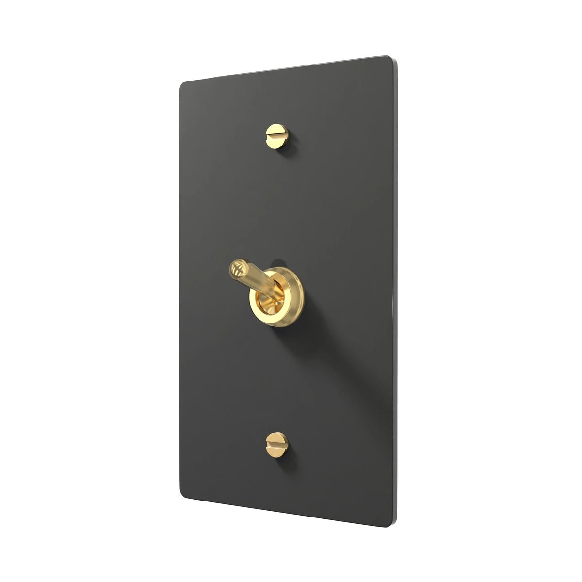 Elegant Brass Toggle Switch - Retro Finish