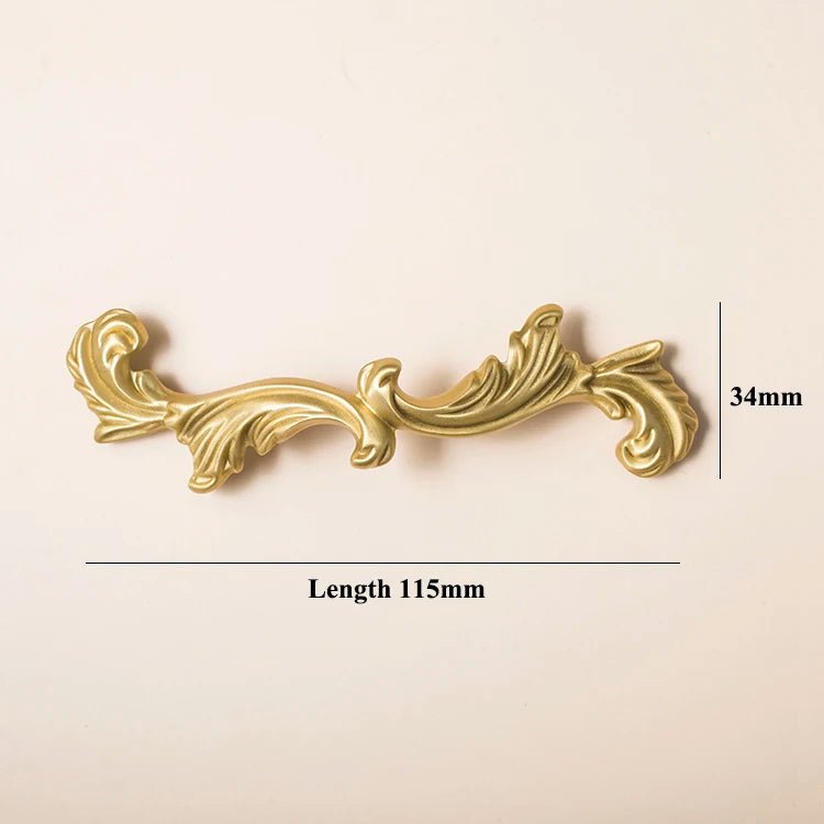 Retro Brass Handle – European Style Drawer Pull