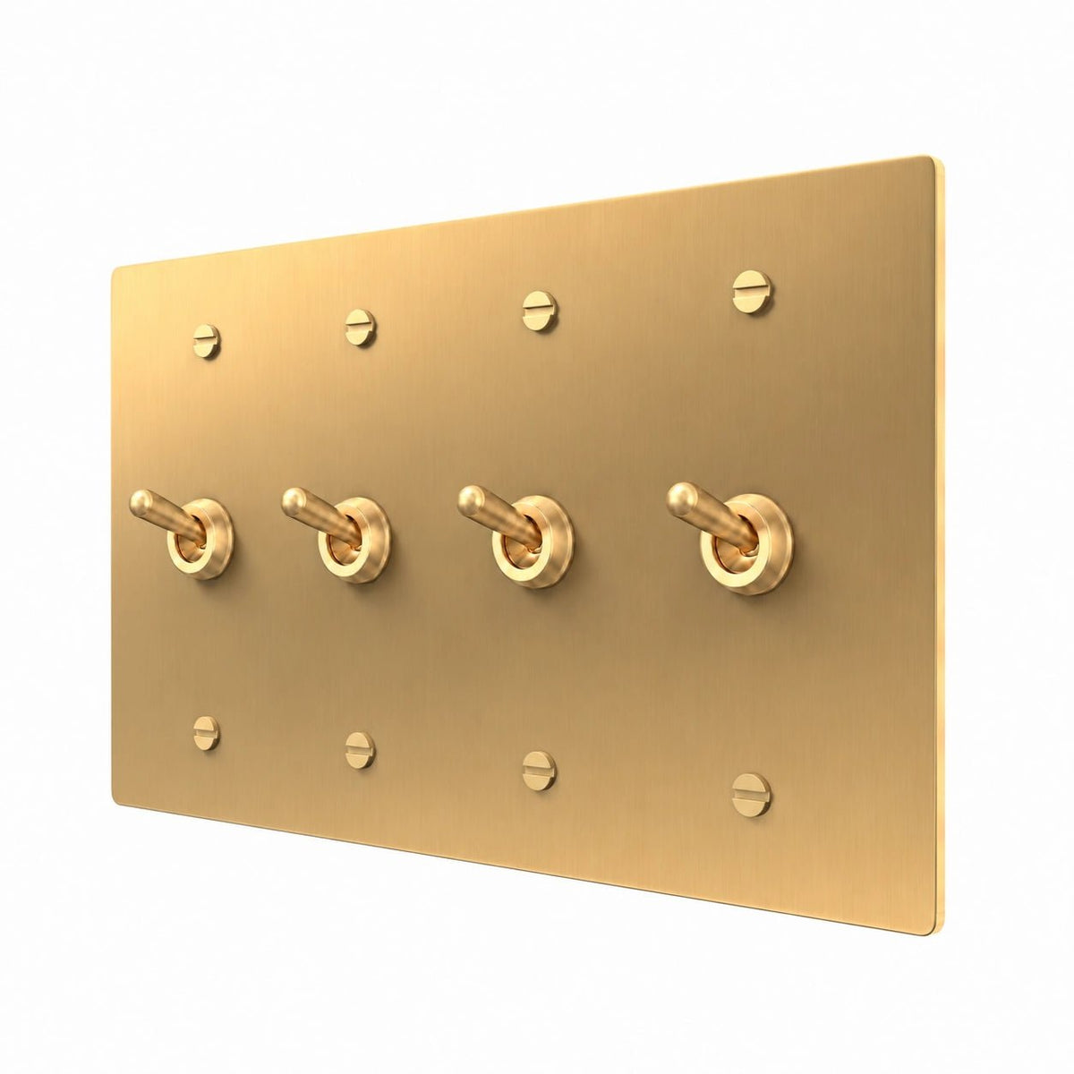 4 gang retro toggle switch