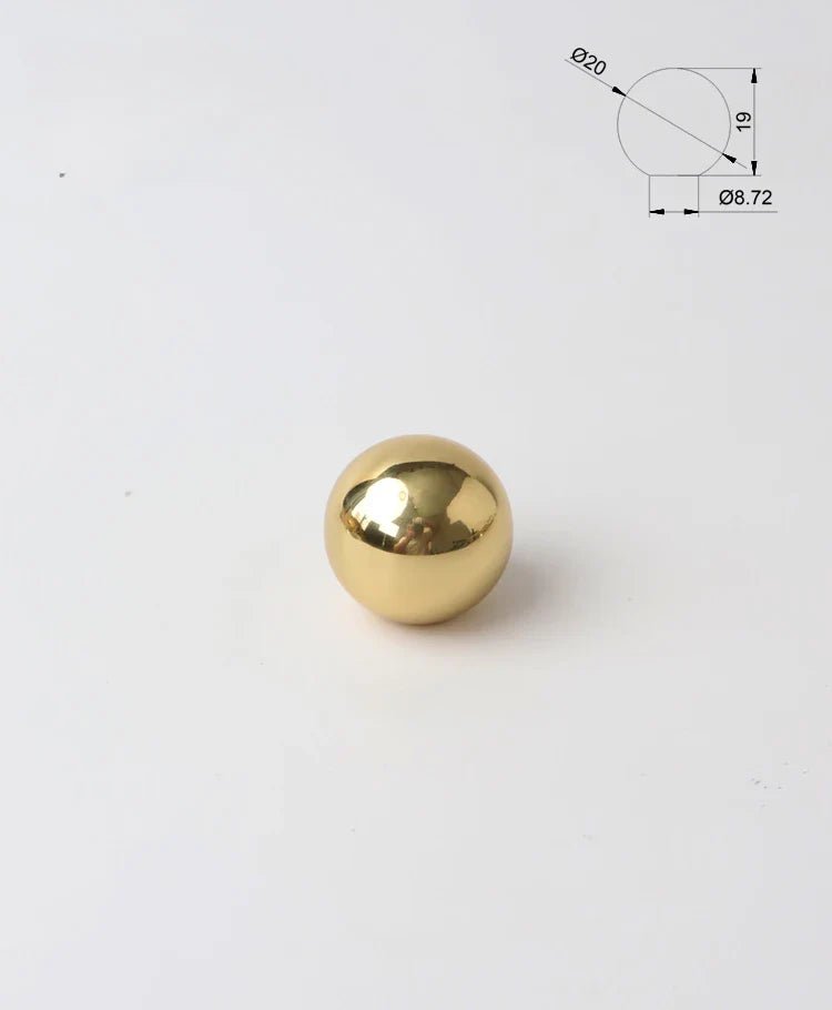 Rope-Inspired Brass Cabinet Handle – Drawer Pull  