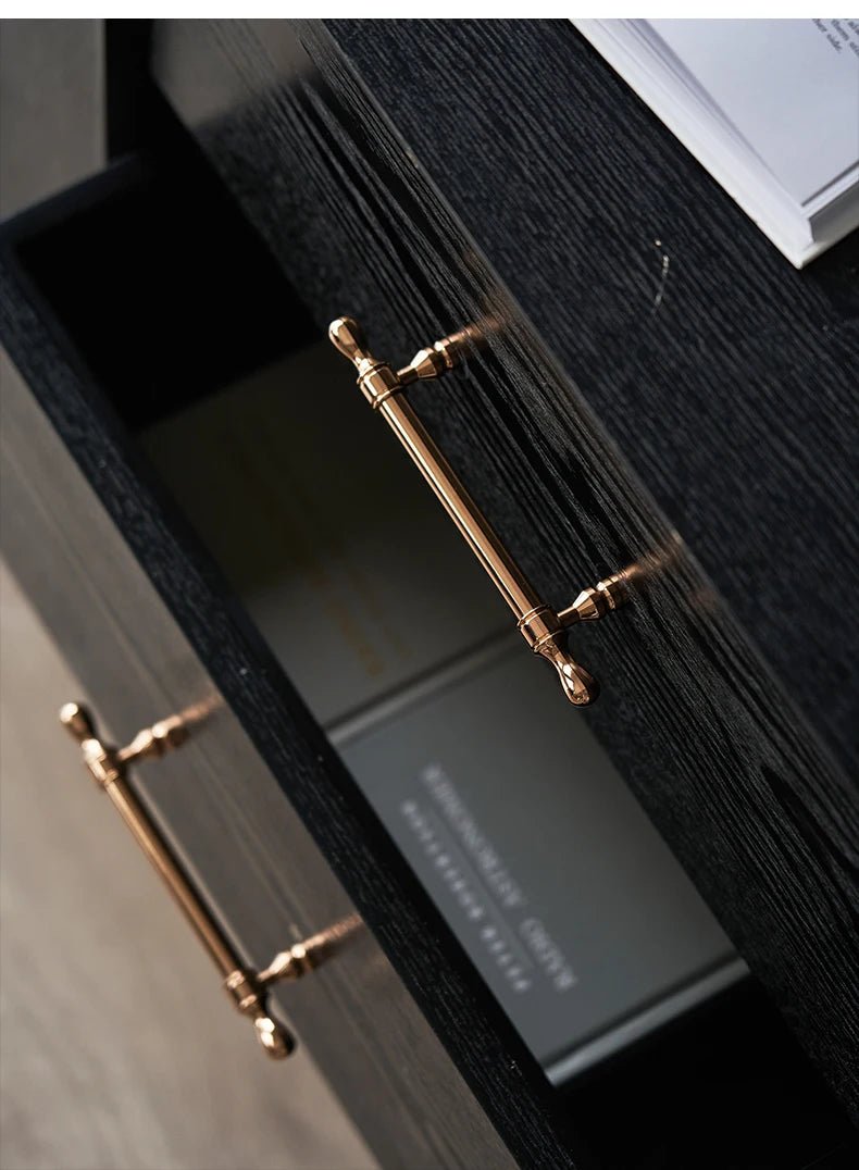 Stylish Rose Gold Vintage Handles – Cabinet Pulls for Furniture