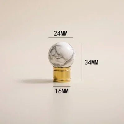 Minimalist Pink Crystal Knob – Drawer Hardware  