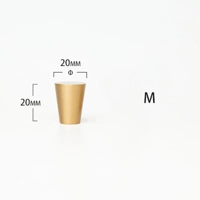 Shiny Brass Cabinet Pull – Gold Dresser Knob  