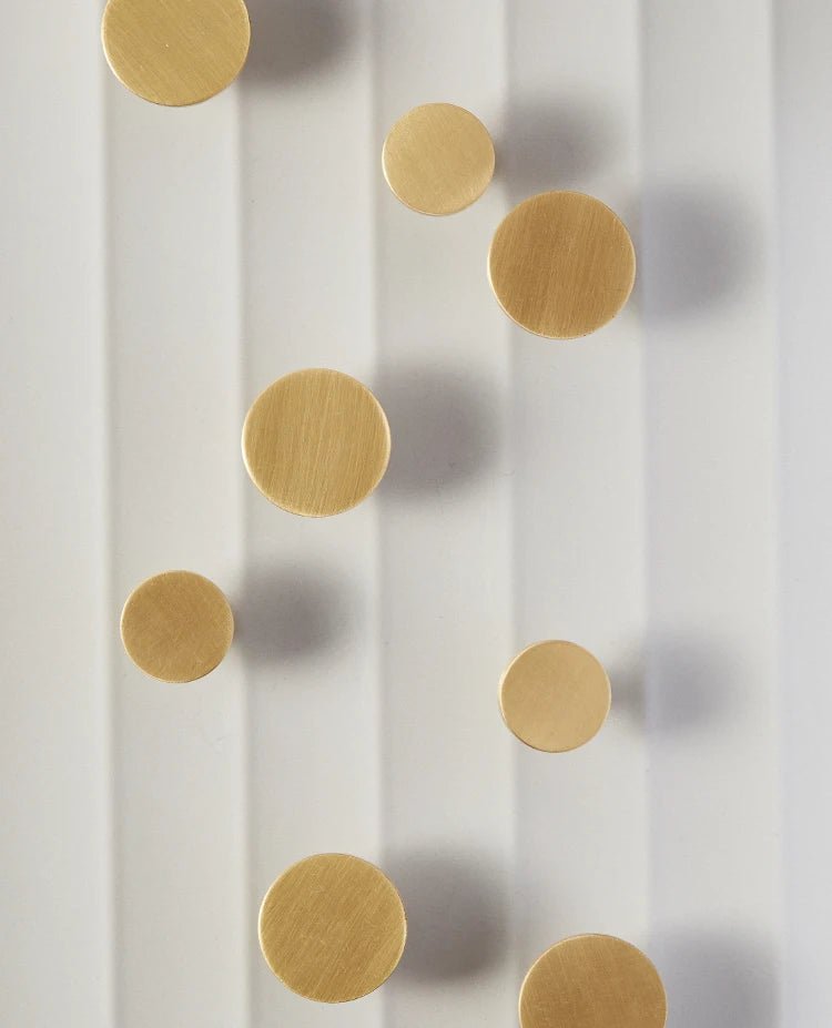 Elegant Round Brass Knobs – Gold Cabinet Pulls 20-33mm