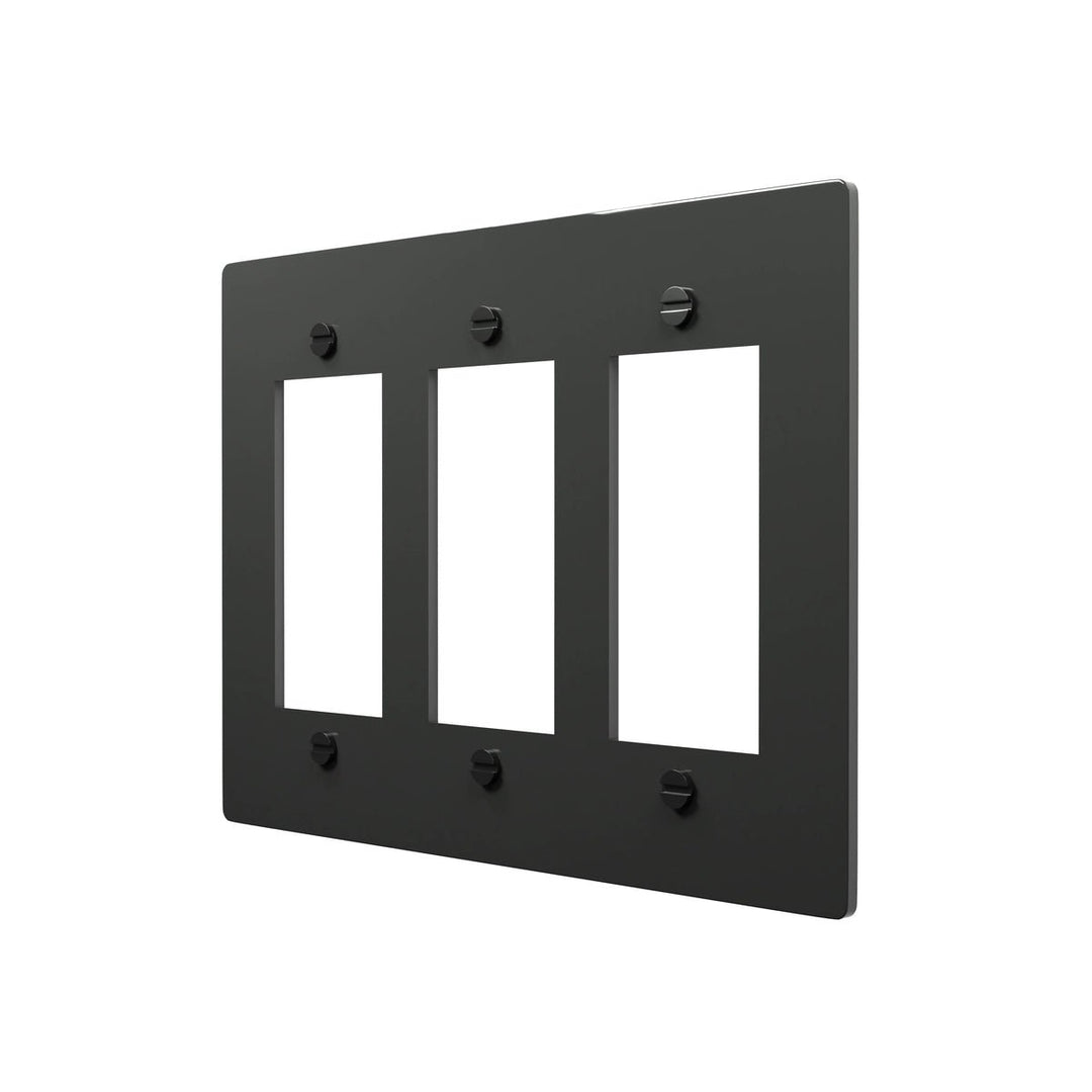 Brass GFCI Wall Cover - Modern Design