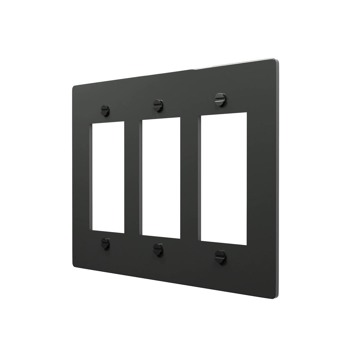 Brass GFCI Wall Cover - Modern Design