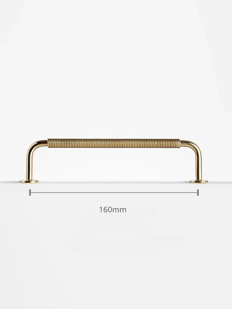 Polished Brass Drawer Handle – Scandinavian Design  