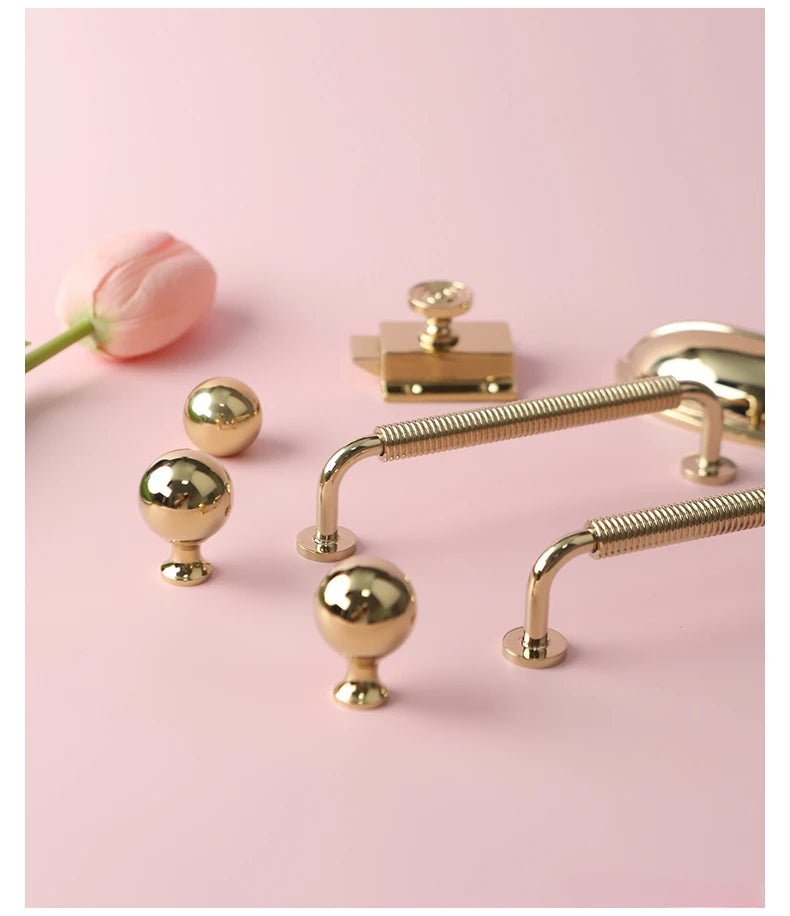Nautical Brass Drawer Pull – Rope-Inspired Design  