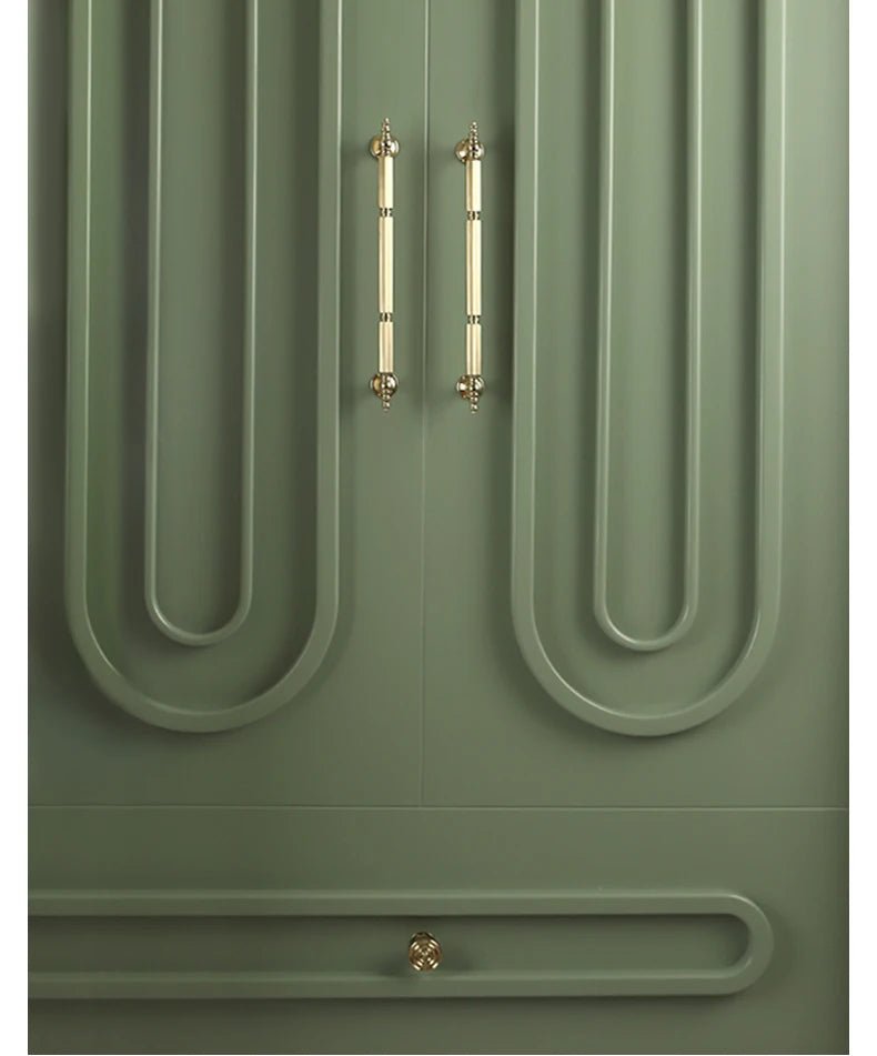 Elegant Shiny Gold Solid Brass Pulls – 8.8 Inch Cabinet Handles