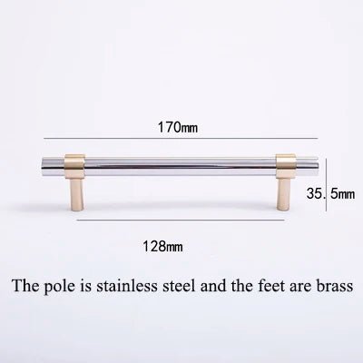 Modern Stainless Steel Pull – 10.78" Cabinet Handle  