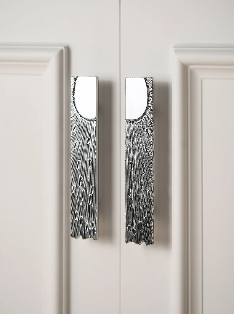 Elegant Silver Line Brass Handles – Modern Pulls for Cabinets