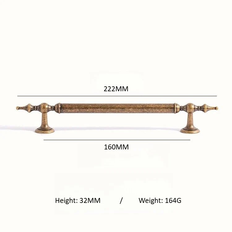 Antique Brass Handles – Vintage Bronze Drawer Pulls for Modern Furniture