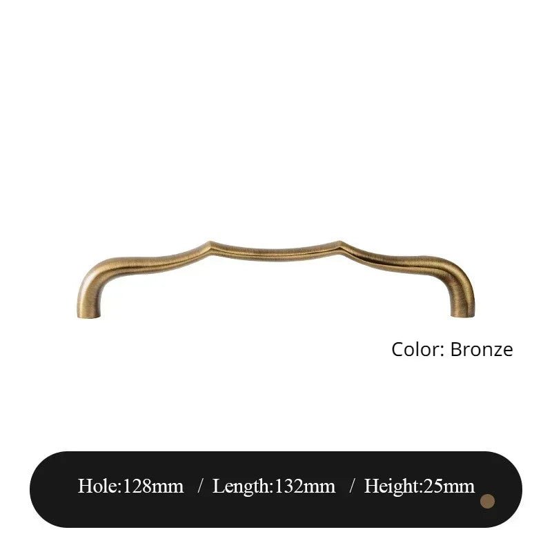 Luxury Antique Bronze Brass Handles – Vintage Pull Handles for Drawers