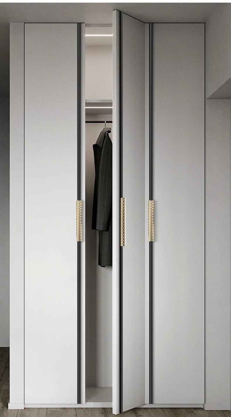 Elegant Extra-Long 40" Aluminum Handles – Black/Gold Design