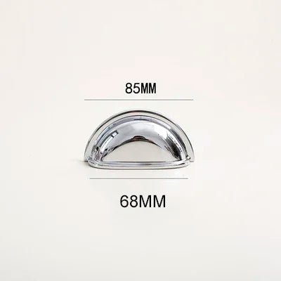 Elegant Sleek Brass Cabinet Handles – Chrome Finish for Stylish Interiors