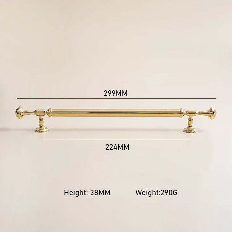 Sleek Chrome Brass Handles – 5" Pulls for Modern Drawer Design