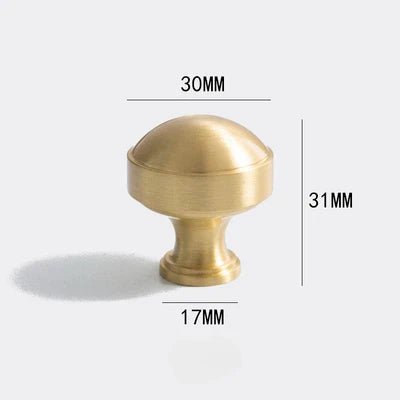 Stylish European Brass Handles – Gold Pulls for Elegant Cabinets