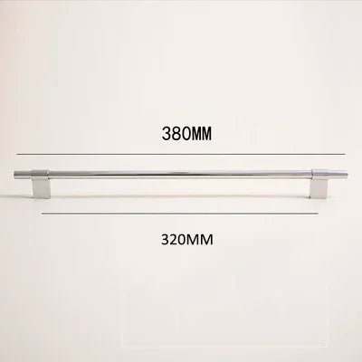 Stylish Silver T-Bar Pulls – European Brass Handles for Drawers