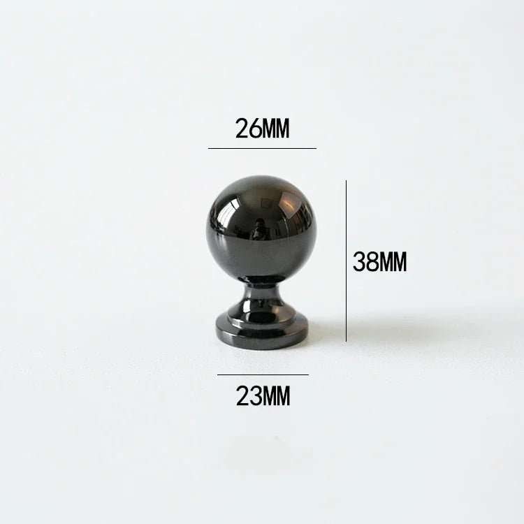 Luxury French Style Brass Drawer Knob – Dark Cabinet Handle