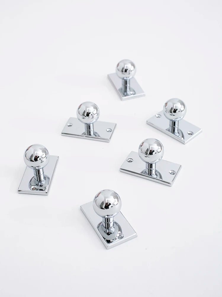 Luxury Gold Ball Knobs – 5" Brass Pulls for Modern Cabinet Handles