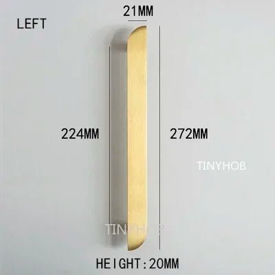 Gold Brass Knobs – American Style Pull Handles for Modern Drawer Design