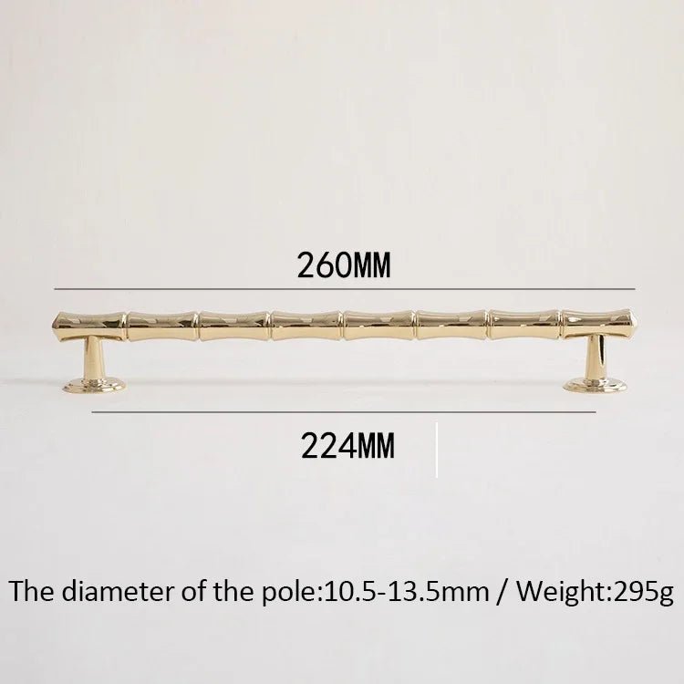 Stylish Gold Brass T-Bar Knobs – 5" Pull Handles for Modern Cabinet Design