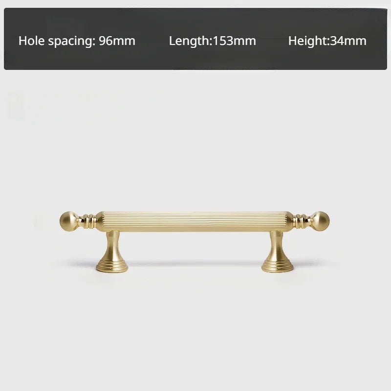 Gold 5" Zinc Alloy Cabinet Pulls – Elegant Handles for Drawers and Cabinets