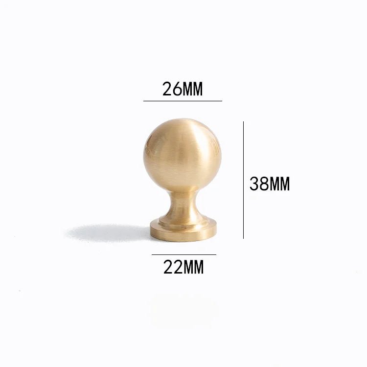 Durable Modern T-Bar Gold Brass Pulls for Cabinets and Drawers
