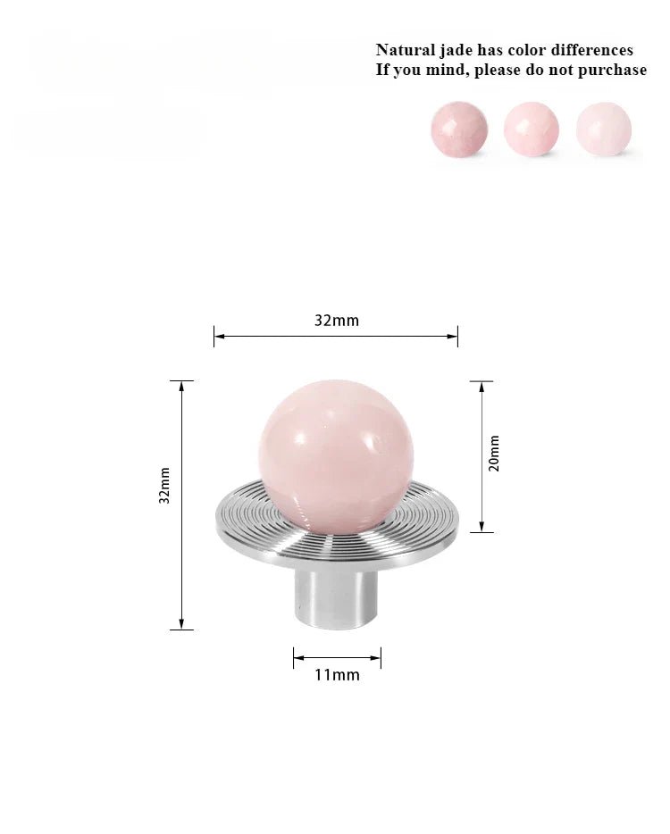 Luxury Pink Crystal Chrome Knobs – 5" Drawer Pulls for Stylish Cabinets