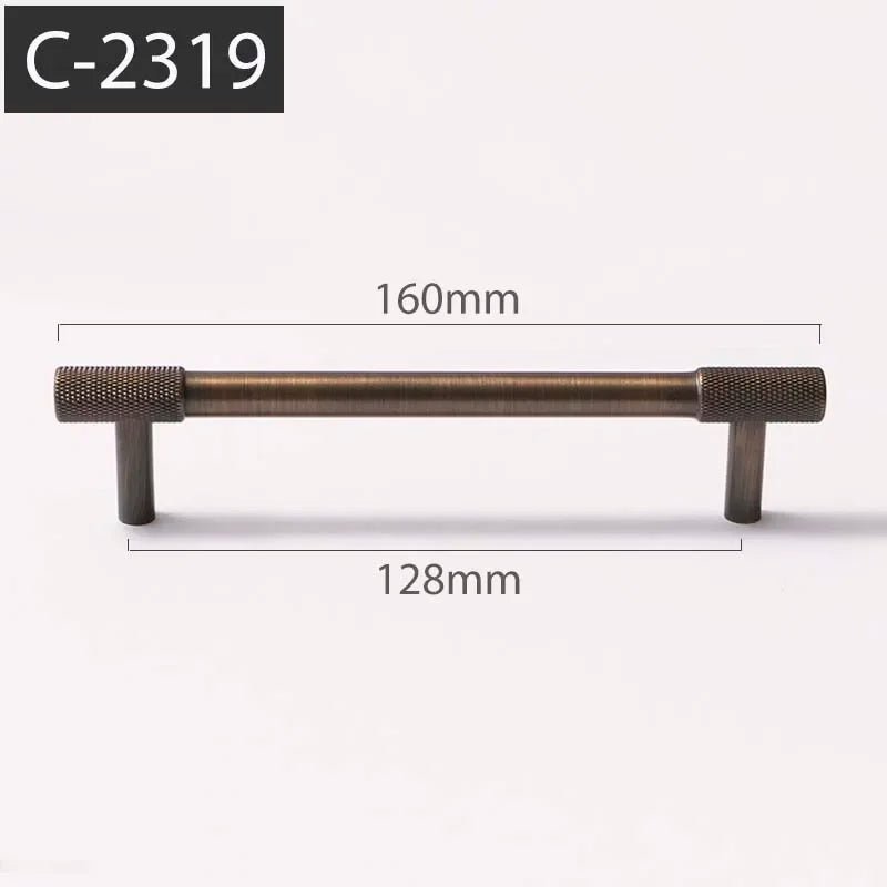 Luxury Satin Brass T-bar Pulls for Modern Cabinet Handles