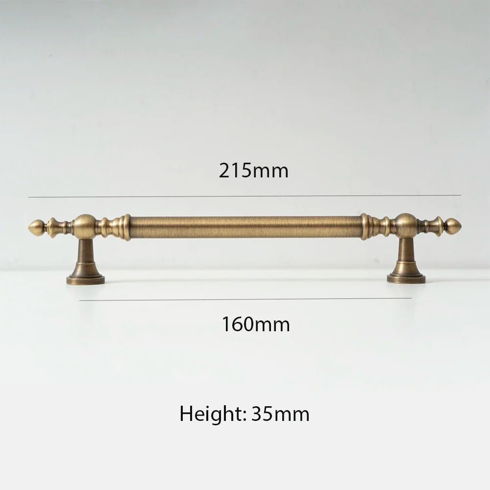 Vintage Brass 8.8" Handles for Cabinet Pulls