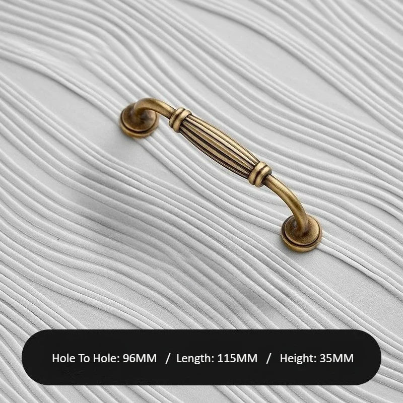 Vintage Brass Pulls for Cabinets – Gold and Bronze Handles for Drawers