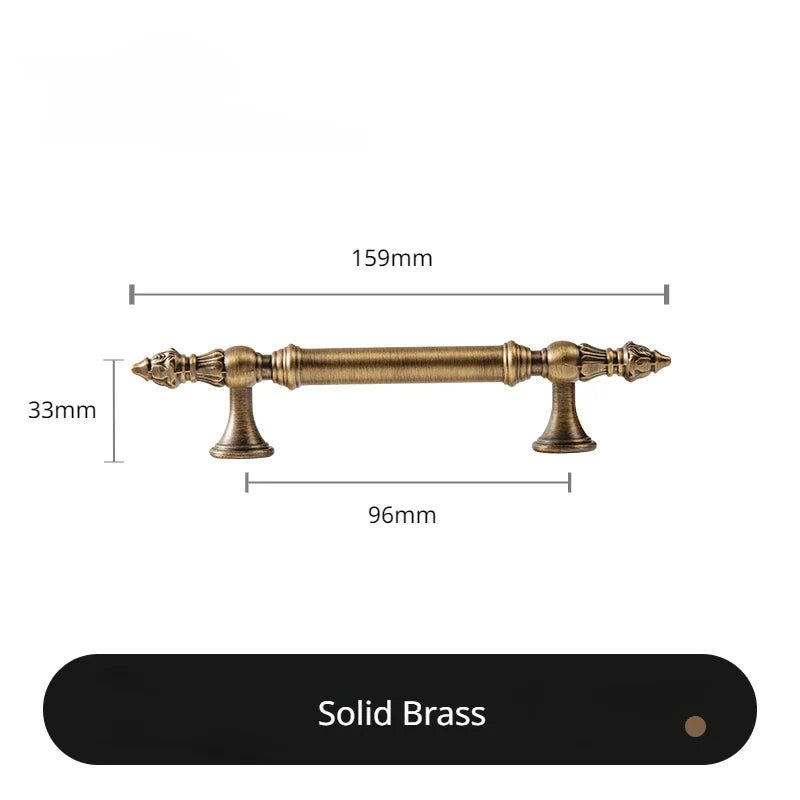 Stylish Vintage Bronze Cabinet Pulls – Classic Handles for Drawers