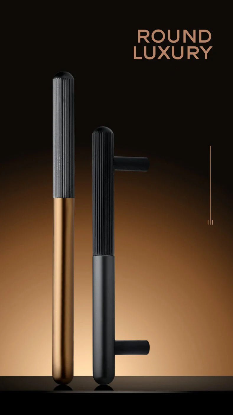 Matte Aluminum Cabinet Pull – Modern Brown Handle  