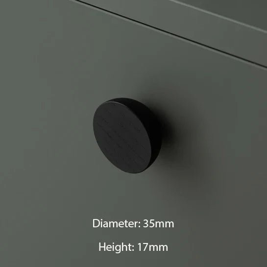 Handmade Wood Knob – Contemporary Cabinet Pull  