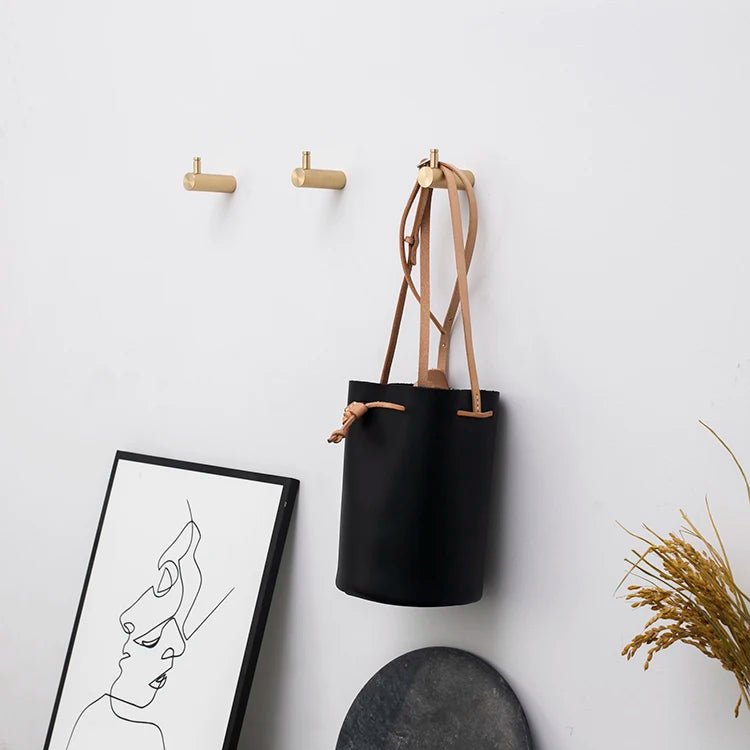 Solid Brass Bearing Hooks – Wall Clothes Hooks
