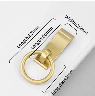 Solid Brass Cabinet Hardware – Multiple Knob Styles  