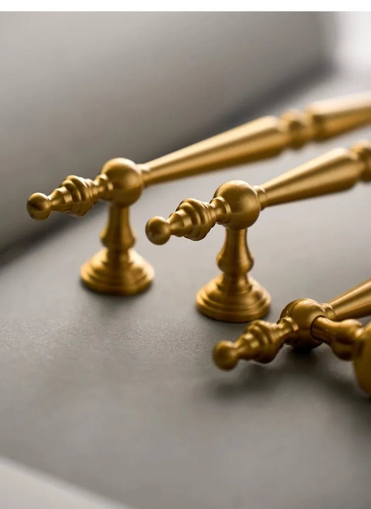 Solid Brass Cabinet Pull – Classic American Style