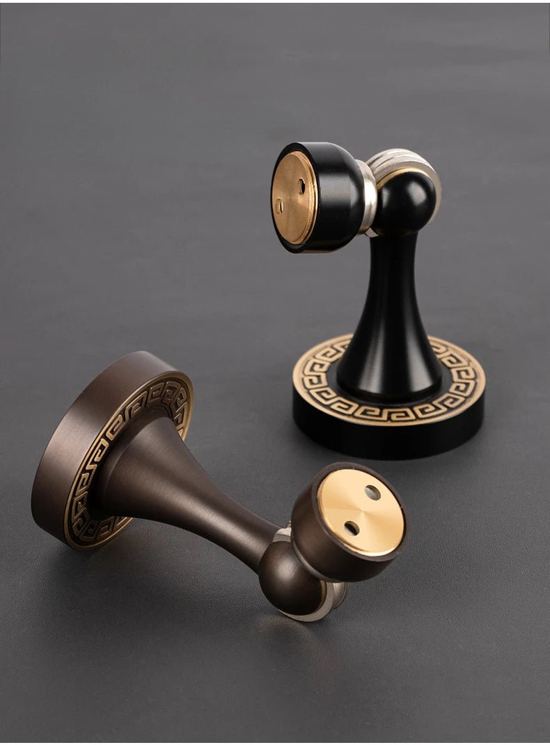 Solid Brass Door Stopper – Heavy Duty Wall Mount