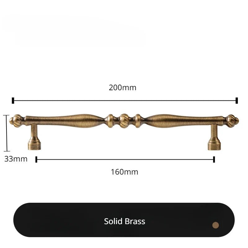 Solid Brass Hardware – 6.3" Cabinet Pull