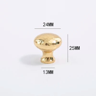 Solid Brass T-Bar Handle for Furniture – Handmade Drawer Pull