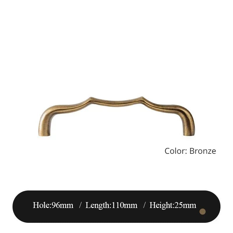High-Quality Antique Bronze Brass Handles – Vintage Pulls for Drawers