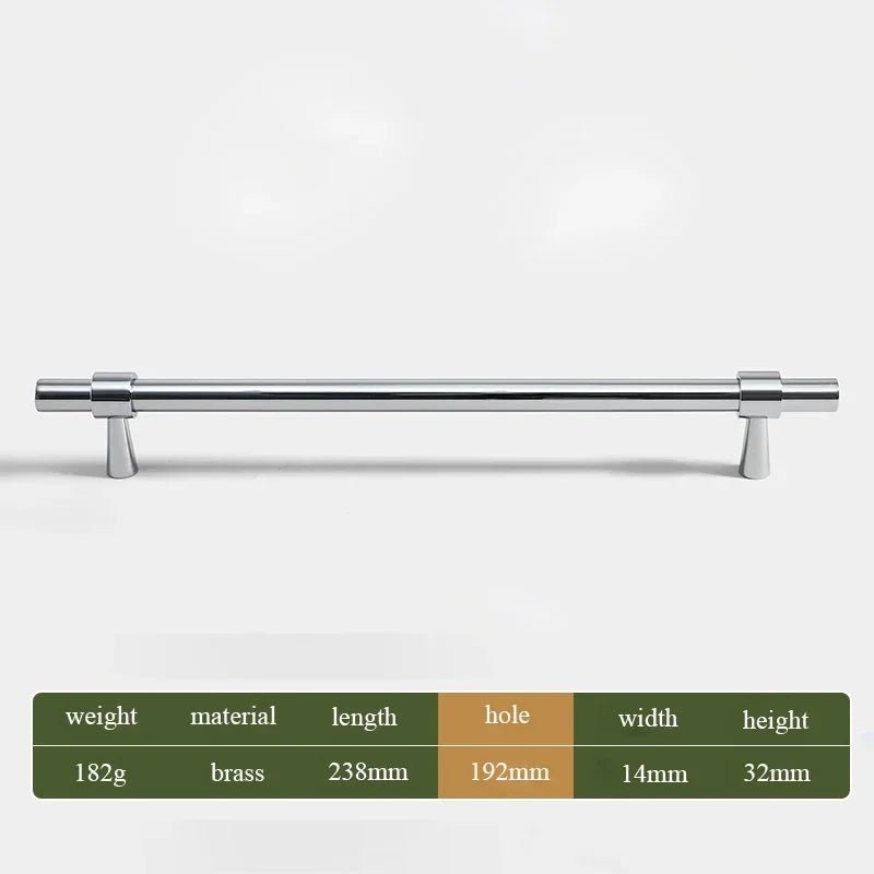 Minimalist Brass Pulls and Knobs for Contemporary Cabinets