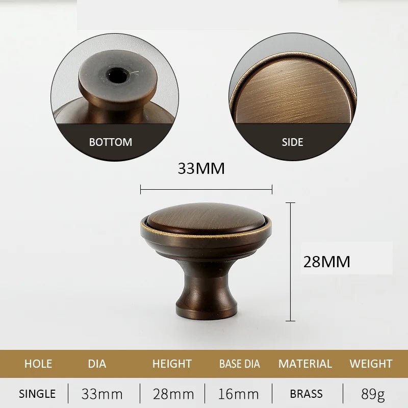 Elegant Bronze Shell Brass Cabinet Handle for Modern Drawers