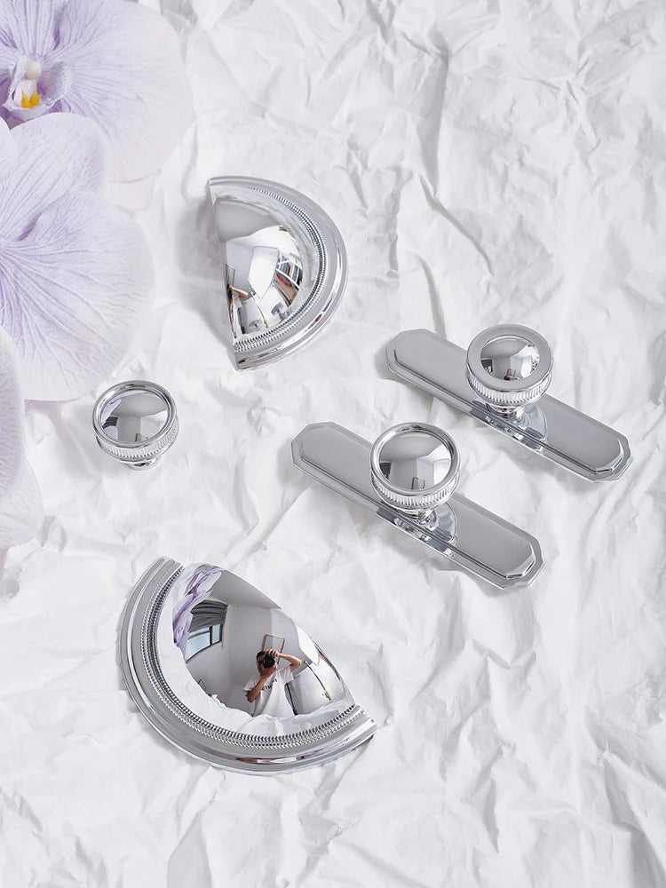 High-Quality Chrome Brass Drawer Pulls – Plate Handle Knobs for Cabinets