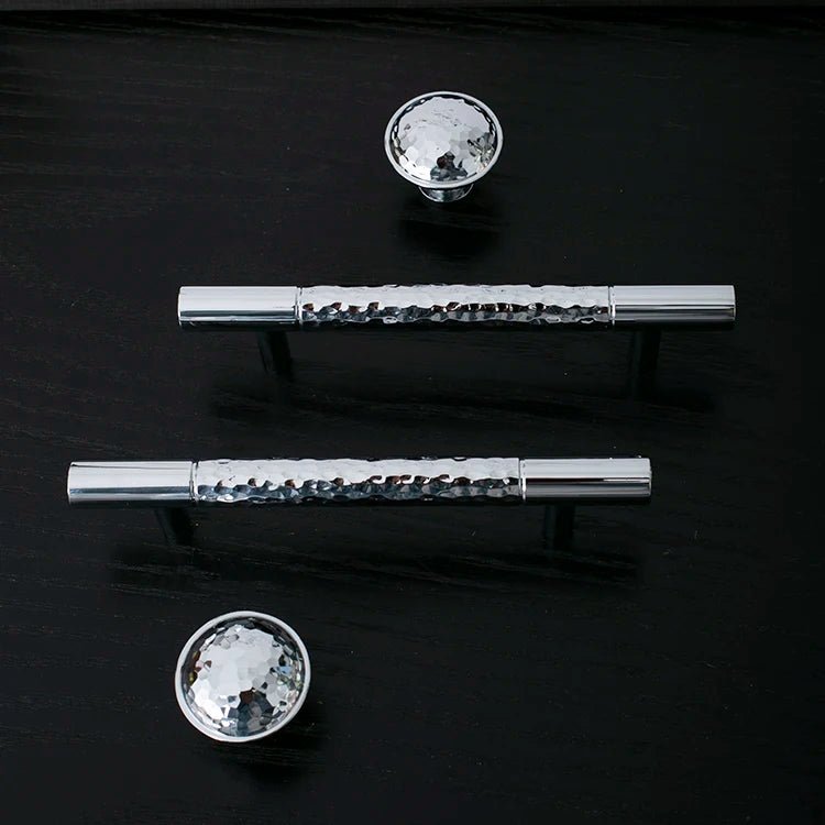 Stylish Chrome Brass T-Bar Pulls – 8.8" Handles for Drawers